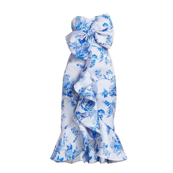 Mestiza Dresses & Skirts - Mestiza New York $495 Stephanie Floral Bow Midi-Dress Size 2